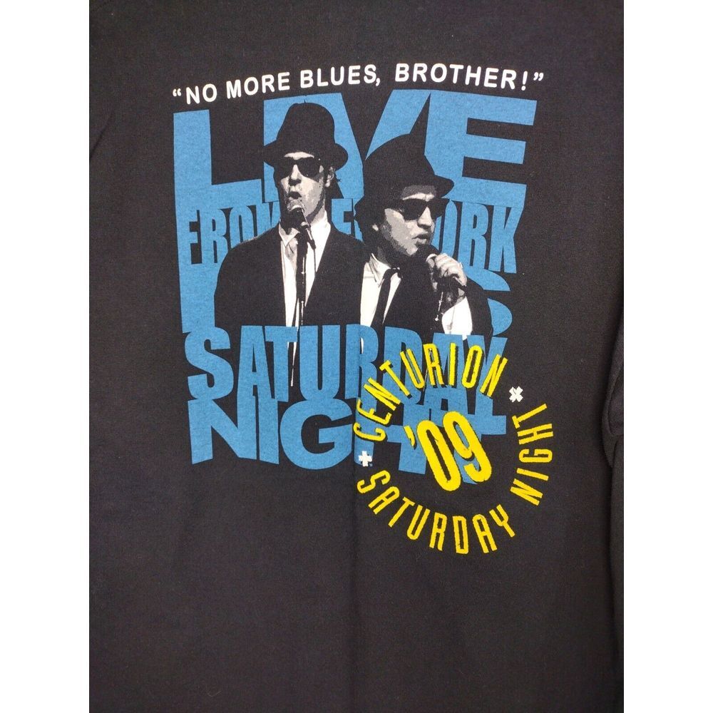 Gildan Centurion Saturday Night T Shirt "No More Blues, Brother!" Black LG TEE